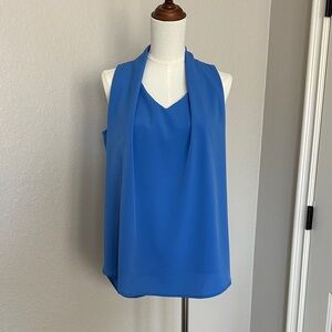 Elegant Blue Women's Sleeveless Top